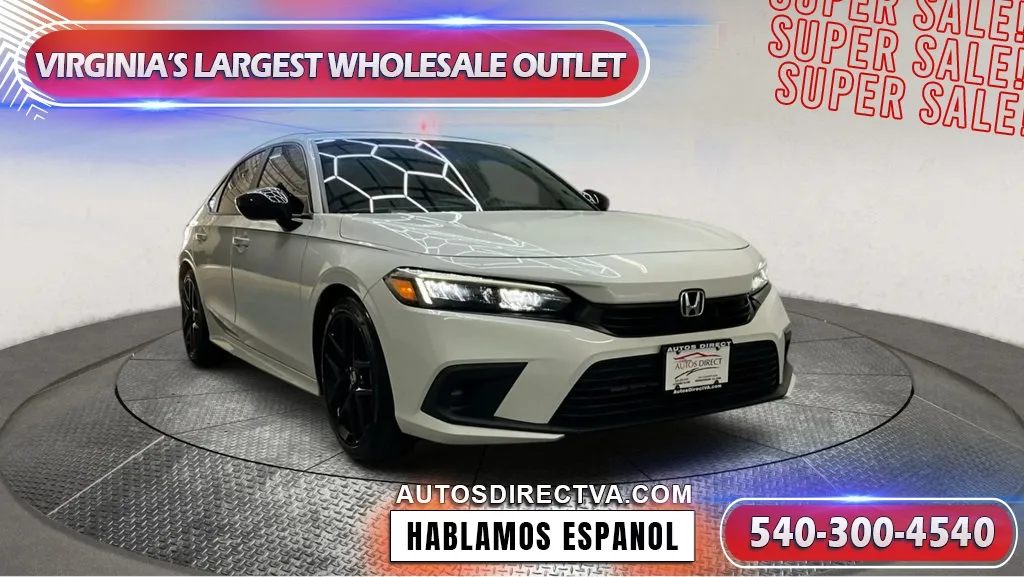 White 2024 Honda Civic Sport for sale in Fredericksburg, VA