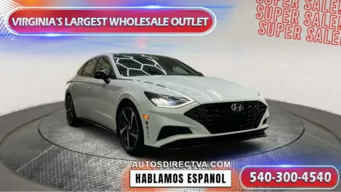 White 2023 Hyundai Sonata SEL Plus for sale in Fredericksburg, VA