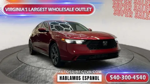 Red 2023 Honda Accord EX for sale in Fredericksburg, VA