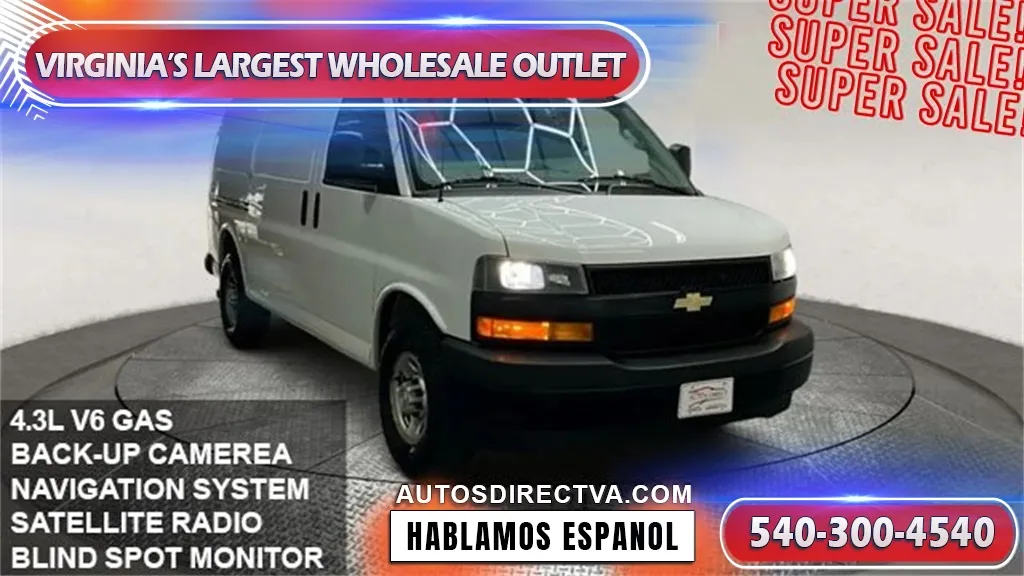 White 2020 Chevrolet Express 2500 Work Van for sale in Fredericksburg, VA