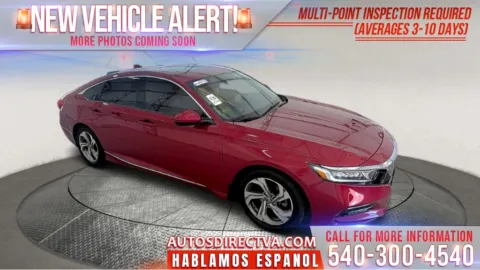 Red 2020 Honda Accord EX-L for sale in Fredericksburg, VA