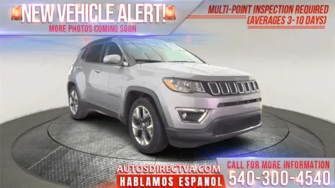 Silver 2020 Jeep Compass Limited for sale in Fredericksburg, VA
