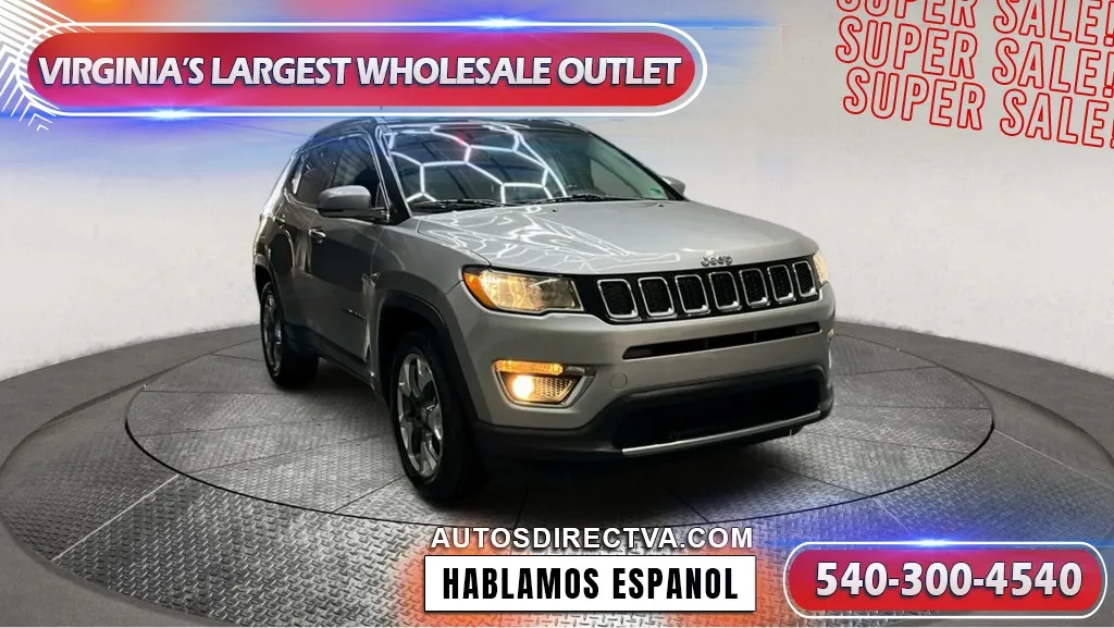 Silver 2020 Jeep Compass Limited for sale in Fredericksburg, VA
