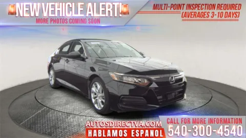 Black 2020 Honda Accord LX for sale in Fredericksburg, VA