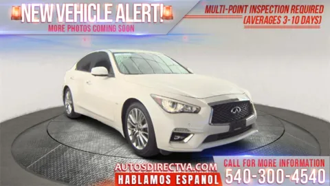 White 2019 INFINITI Q50 3.0t LUXE for sale in Fredericksburg, VA