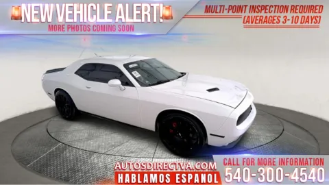 White 2019 Dodge Challenger SXT for sale in Fredericksburg, VA