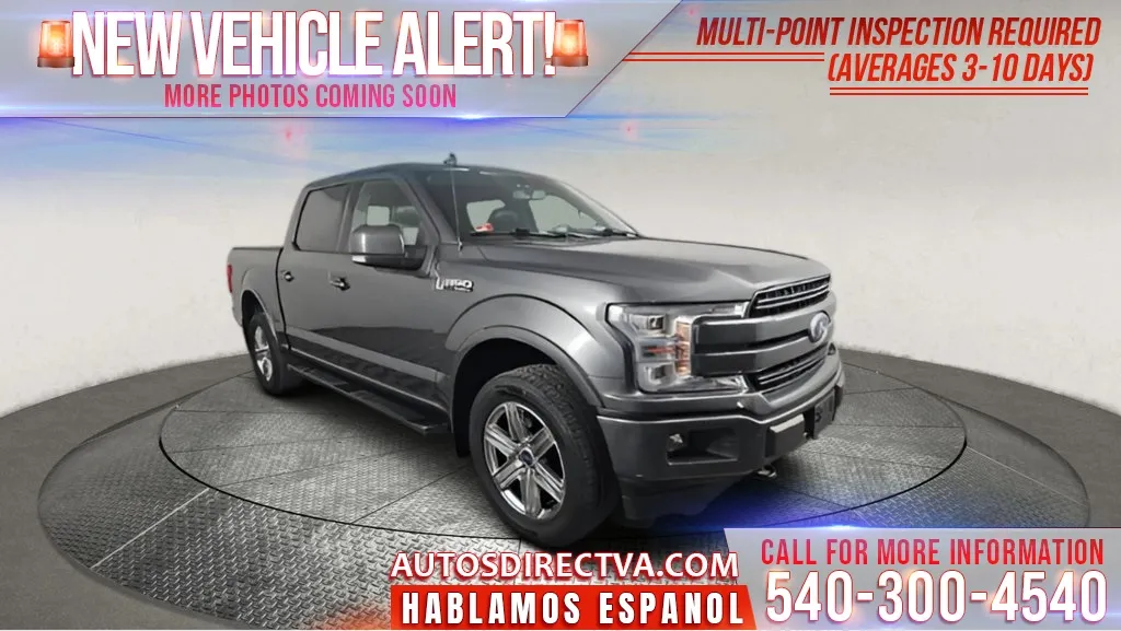 Gray 2019 Ford F-150 Lariat for sale in Fredericksburg, VA