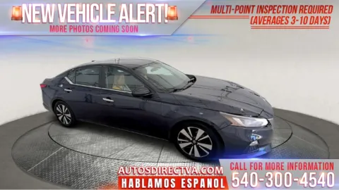 Blue 2021 Nissan Altima 2.5 SV for sale in Fredericksburg, VA