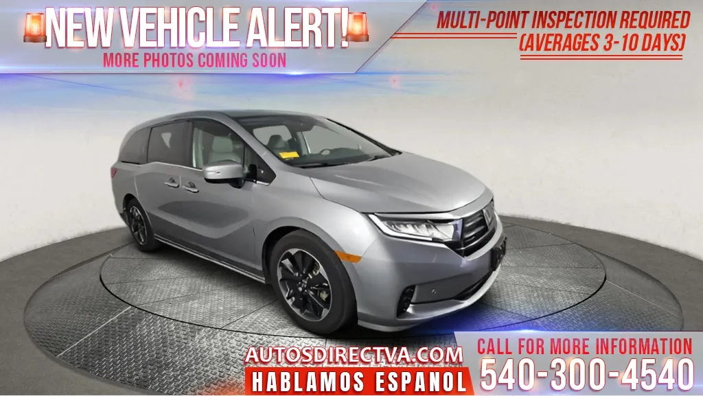 Silver 2021 Honda Odyssey Elite for sale in Fredericksburg, VA