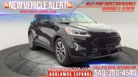Black 2022 Ford Escape Hybrid SEL for sale in Fredericksburg, VA