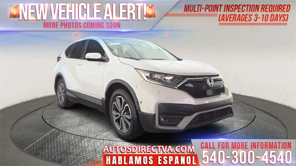 White 2022 Honda CR-V EX-L for sale in Fredericksburg, VA