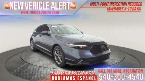 Gray 2024 Honda Accord EX for sale in Fredericksburg, VA