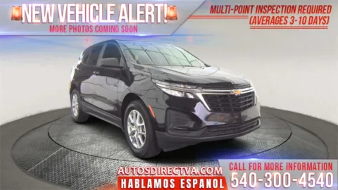 Black 2024 Chevrolet Equinox LS for sale in Fredericksburg, VA
