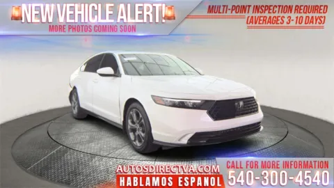 White 2024 Honda Accord EX for sale in Fredericksburg, VA