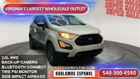 Silver 2018 Ford EcoSport S for sale in Fredericksburg, VA