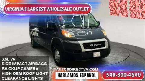 White 2019 Ram ProMaster 2500 High Roof for sale in Fredericksburg, VA