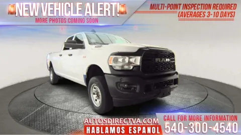 White 2021 Ram 2500 Tradesman for sale in Fredericksburg, VA