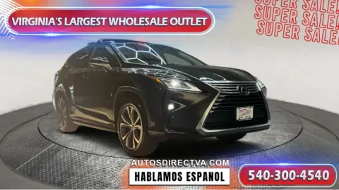 Black 2018 Lexus RX 350L for sale in Fredericksburg, VA