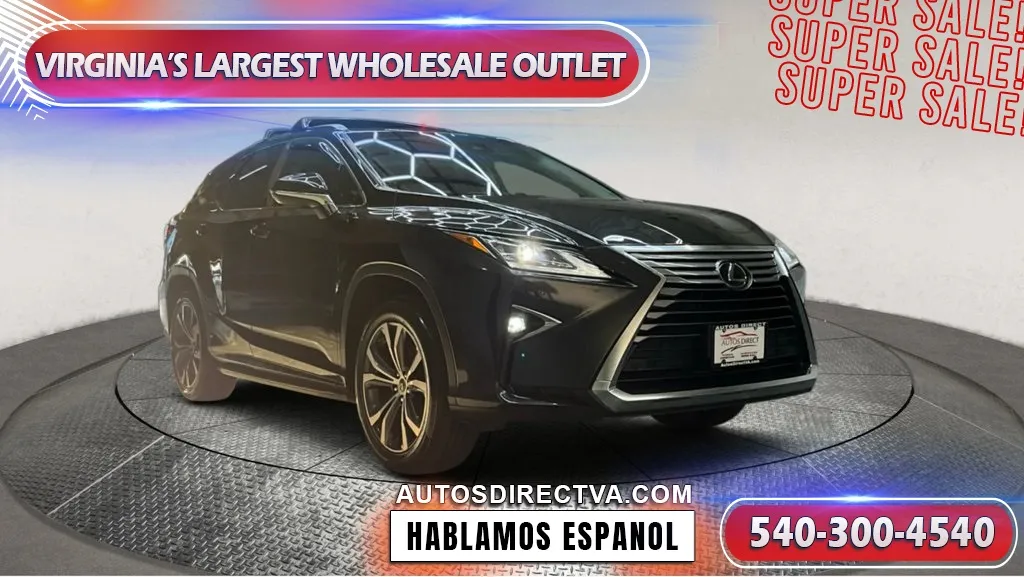 Black 2018 Lexus RX 350L for sale in Manassas, VA
