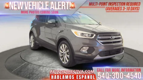 Gray 2018 Ford Escape Titanium for sale in Fredericksburg, VA