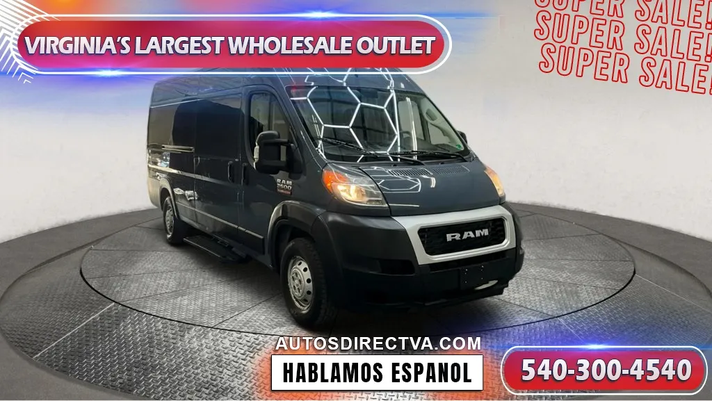 White 2020 Ram ProMaster 3500 High Roof for sale in Manassas, VA