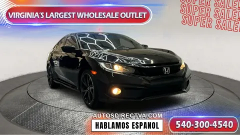Black 2019 Honda Civic Sport for sale in Fredericksburg, VA
