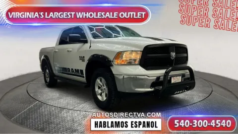 White 2021 Ram 1500 Classic SLT for sale in Fredericksburg, VA