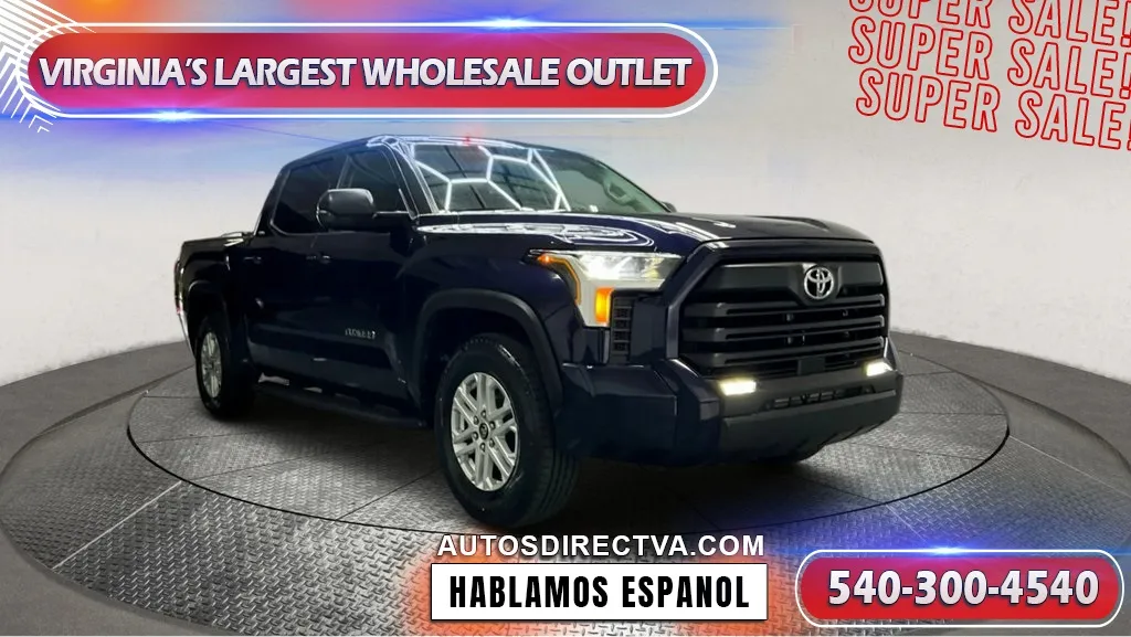 Blue 2022 Toyota Tundra SR5 for sale in Fredericksburg, VA