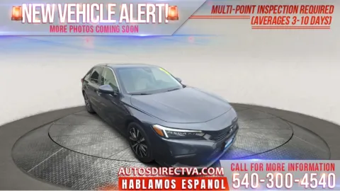 Gray 2024 Honda Civic EX for sale in Fredericksburg, VA
