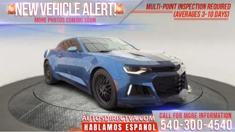 Blue 2018 Chevrolet Camaro SS for sale in Fredericksburg, VA