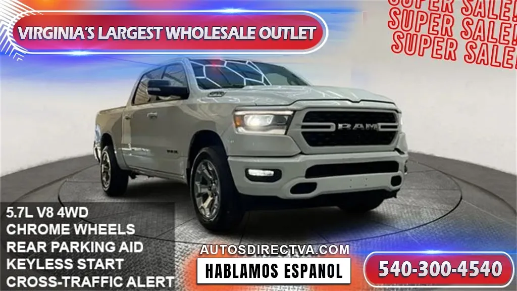White 2022 Ram 1500 Big Horn/Lone Star for sale in Fredericksburg, VA