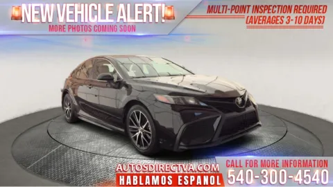 Black 2023 Toyota Camry SE for sale in Fredericksburg, VA