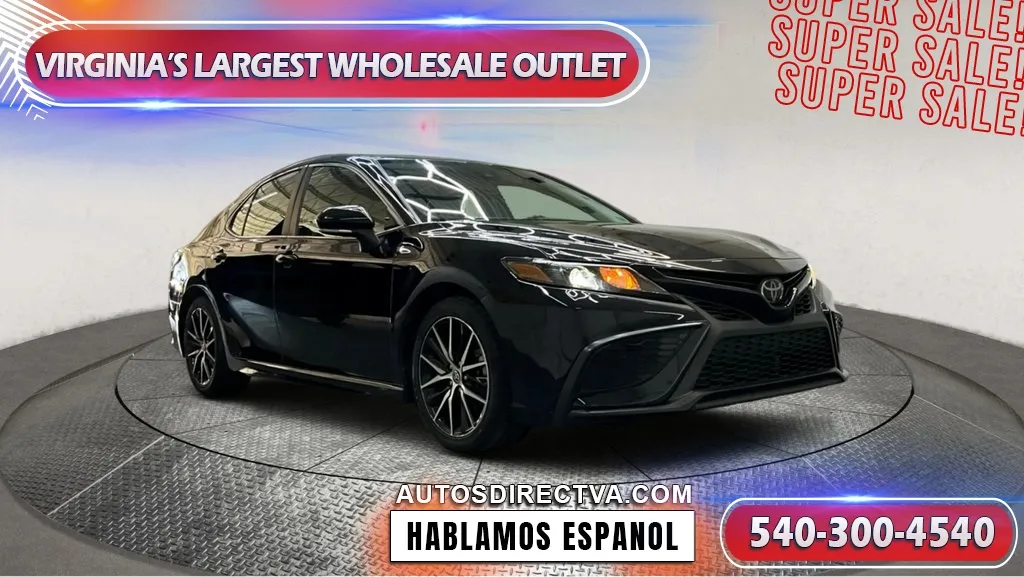 Black 2023 Toyota Camry SE for sale in Manassas, VA