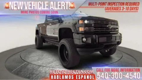 Black 2016 Chevrolet Silverado 2500HD LTZ for sale in Fredericksburg, VA