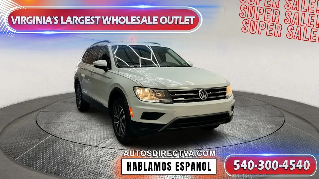 White 2020 Volkswagen Tiguan 2.0T SE for sale in Manassas, VA