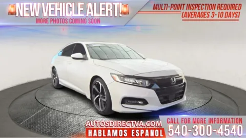 White 2020 Honda Accord Sport for sale in Fredericksburg, VA