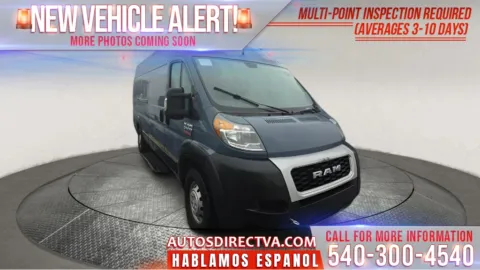 White 2019 Ram ProMaster 3500 High Roof for sale in Fredericksburg, VA