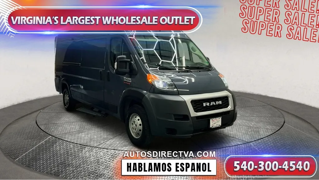 White 2019 Ram ProMaster 3500 High Roof for sale in Fredericksburg, VA