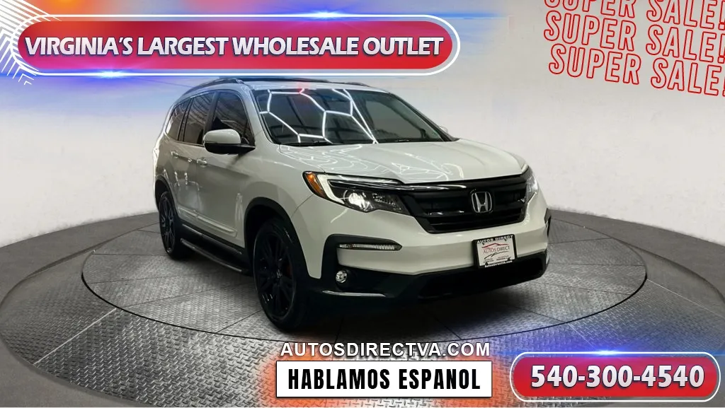 White 2021 Honda Pilot Special Edition for sale in Fredericksburg, VA