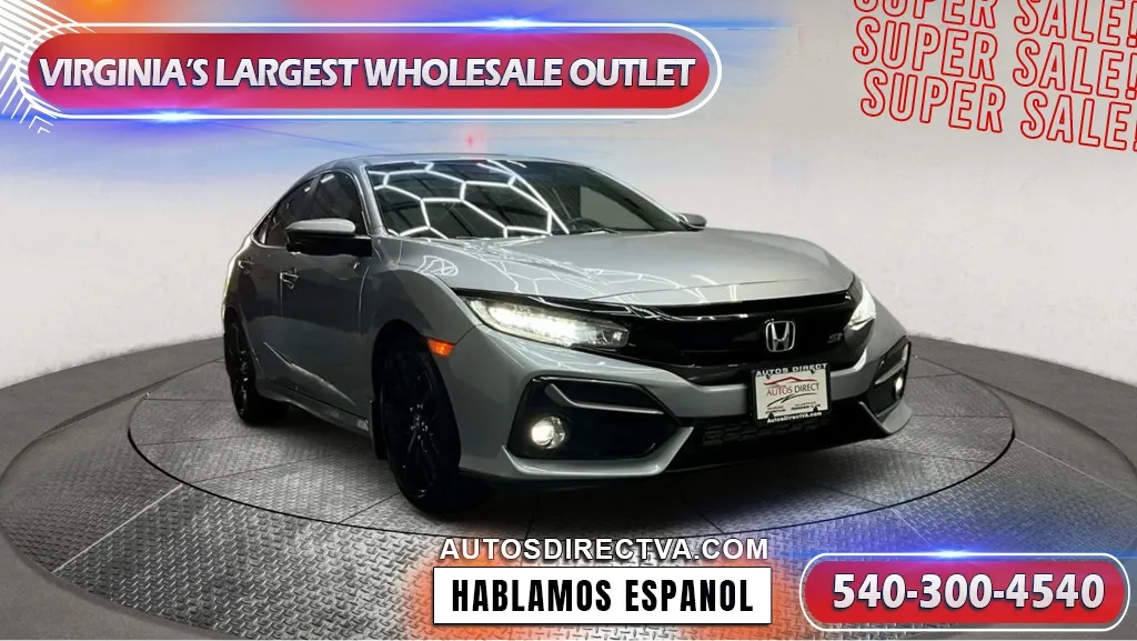 Silver 2020 Honda Civic Si for sale in Fredericksburg, VA