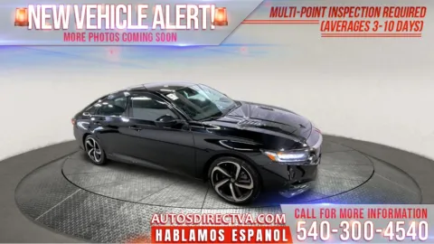 Black 2022 Honda Accord Sport for sale in Fredericksburg, VA