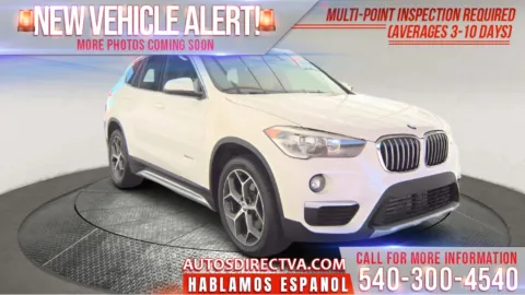 White 2018 BMW X1 xDrive28i for sale in Fredericksburg, VA