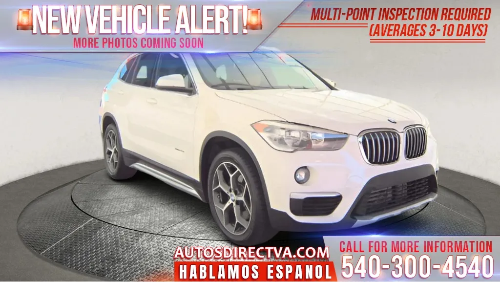 White 2018 BMW X1 xDrive28i for sale in Fredericksburg, VA