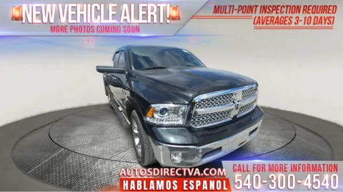 Black 2018 Ram 1500 Laramie for sale in Fredericksburg, VA