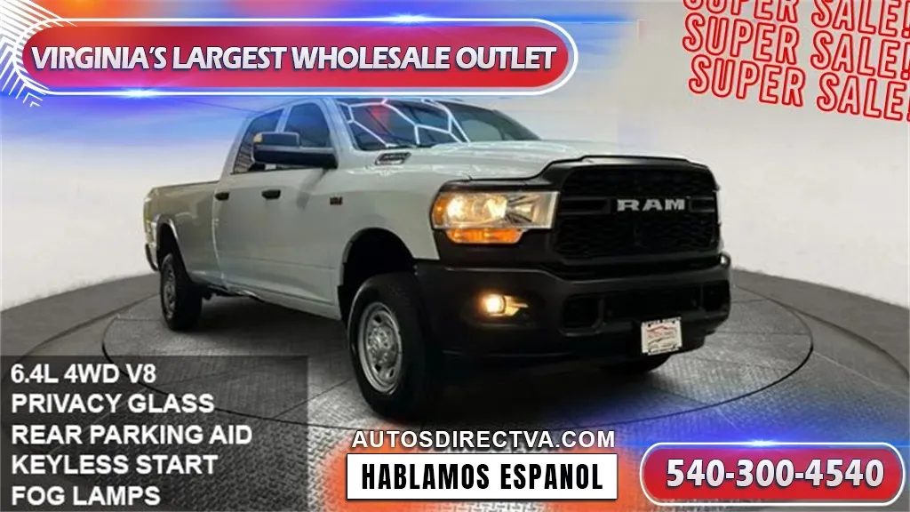 White 2021 Ram 2500 Tradesman for sale in Fredericksburg, VA