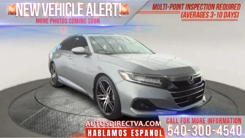 Silver 2022 Honda Accord Hybrid Touring for sale in Fredericksburg, VA