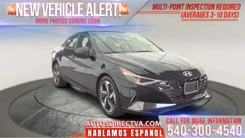 Black 2022 Hyundai Elantra SEL for sale in Fredericksburg, VA