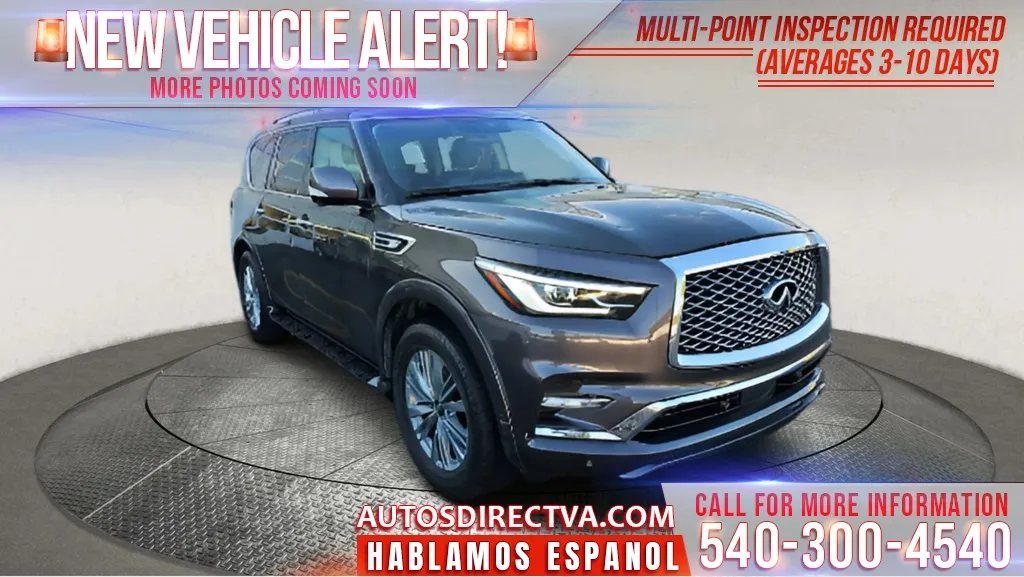 Gray 2022 INFINITI QX80 LUXE for sale in Fredericksburg, VA