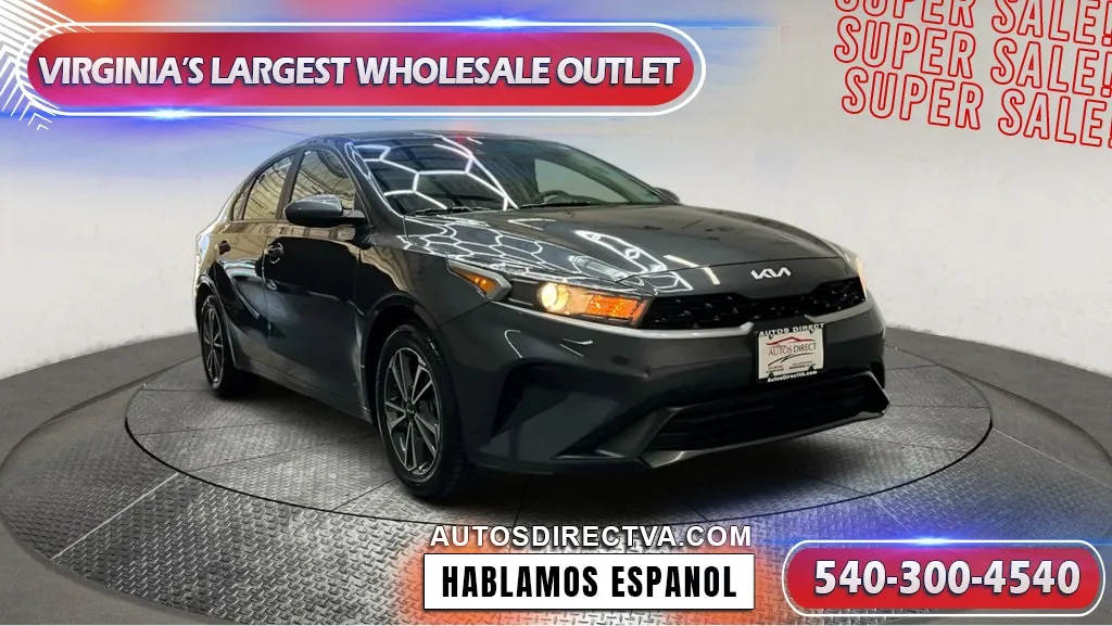 Gray 2023 Kia Forte LXS for sale in Manassas, VA