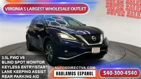 Blue 2023 Nissan Murano SV for sale in Fredericksburg, VA
